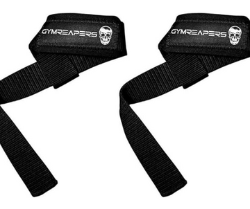Gymreapers Lifting Wrist Straps for Weightlifting, Bodybuilding, Powerlifting, Strength Training, & Deadlifts - Padded Neoprene with 18 inch Cotton